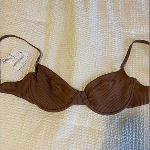 Monday Swimwear - Maui Top - Caramel Rib